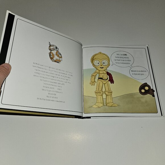 2 Star Wars Hardcover Book Lot Disney OBI-123 ABC-3PO Letters Alphabet Numbers - Picture 7 of 13